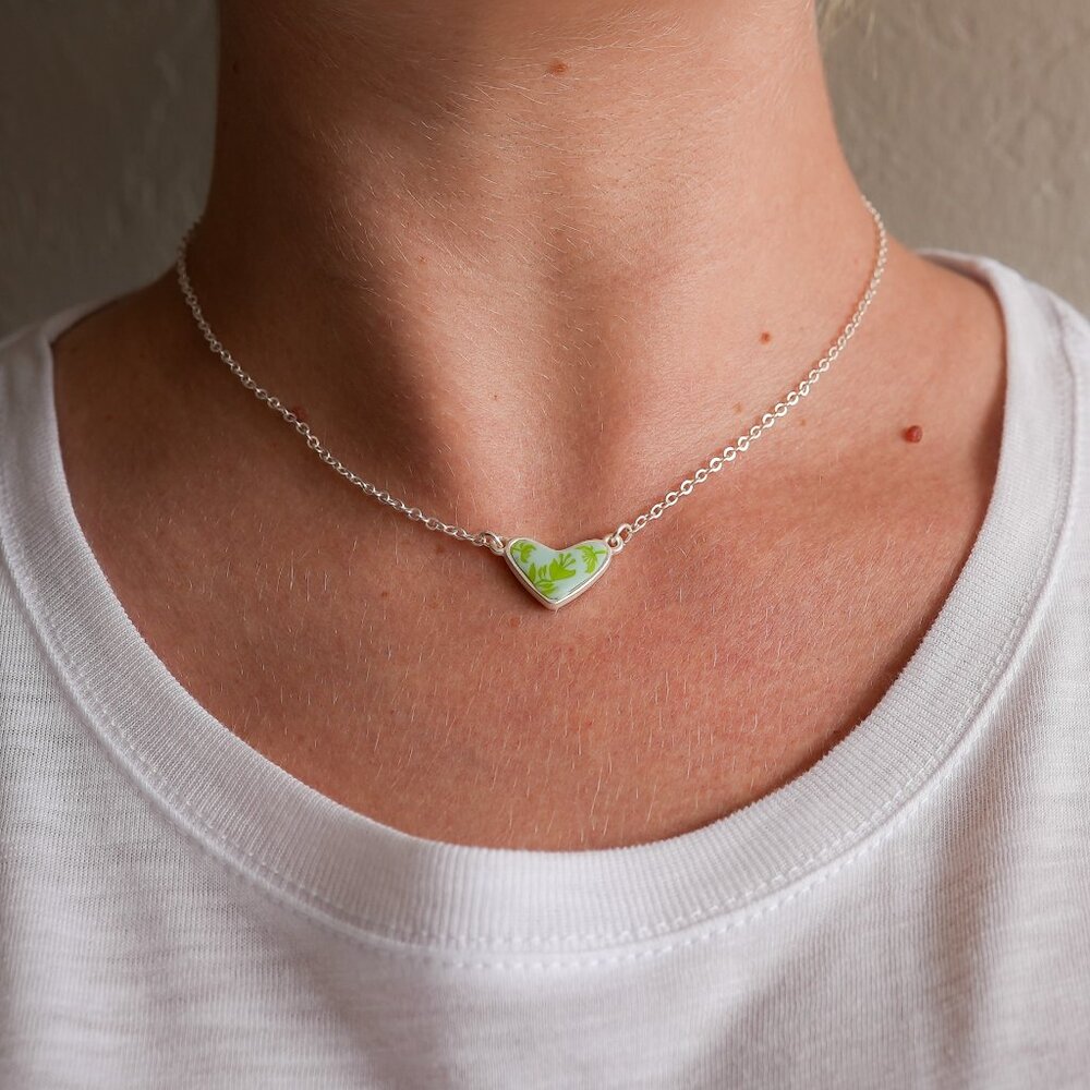 NWT - People We Love Clay Heart Necklace: Sister